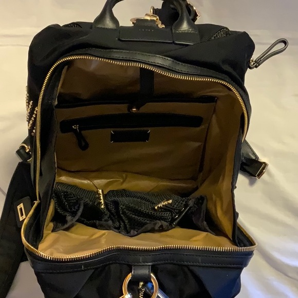 Convertible Backpack/Travel Studio Bag with Decorative Gold Hardware NWOT - Picture 9 of 16